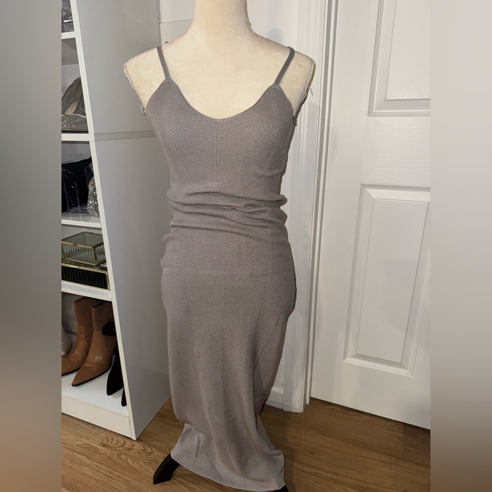 Freshman1996– Taupe Knit Dress
